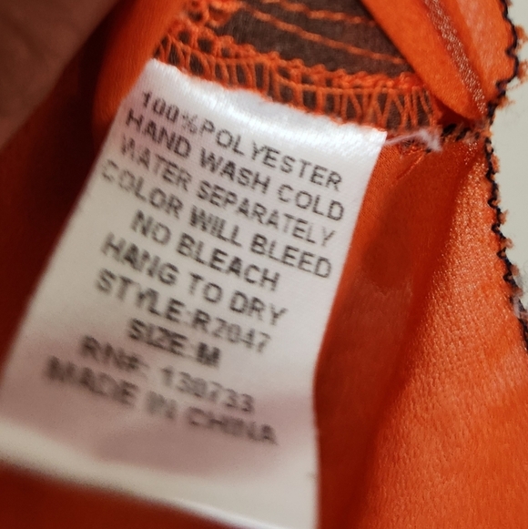 Umgee Sheer Striped Tunic Blouse Top Size Medium - Picture 5 of 6